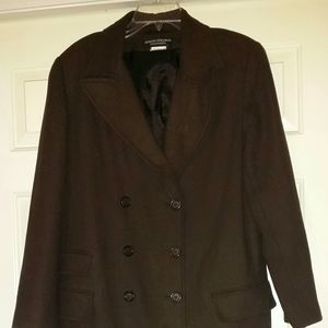 **SOLD** Women's BENARD HOLTZMAN Long Wool Coat Sz 14